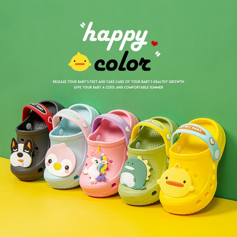 Dép Sục Mario Trẻ Em Siêu Nhẹ,Êm, Chống Trơn Trượt Hình Động Vật Dễ Thương Bế Bế SM11