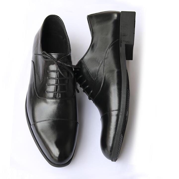 Giày Nam Công Sở - Giày Tây Nam Da Bò Thật Cao Cấp, Đế Khâu Bền - Giày Da Nam VNXK