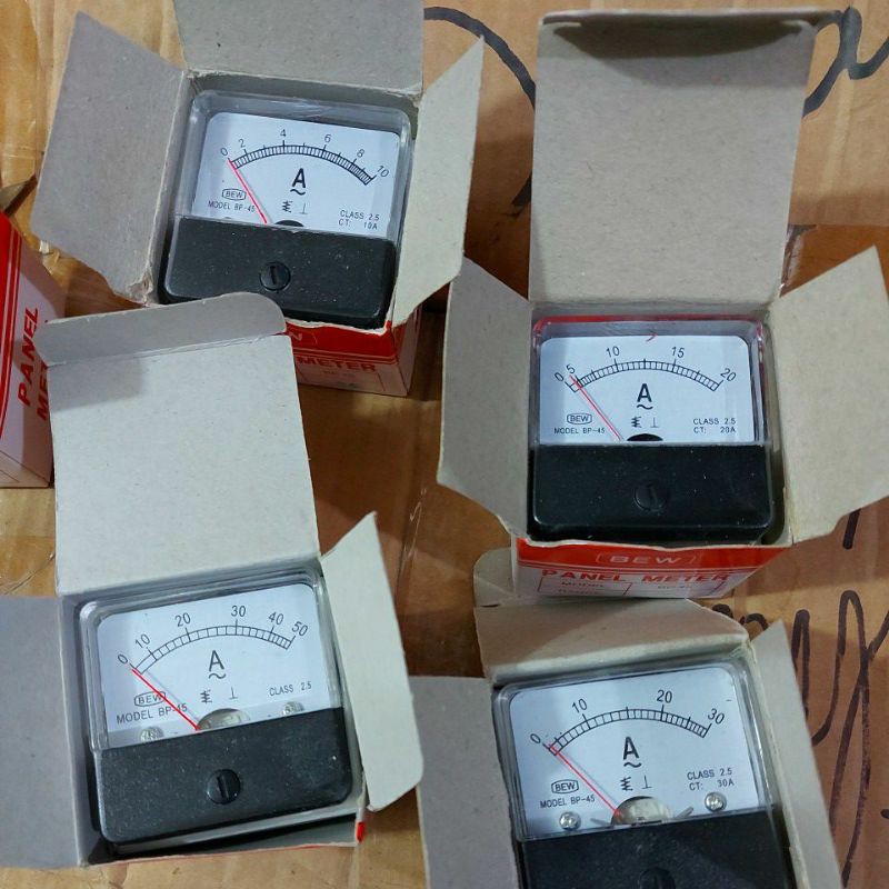 Đồng hồ đo dòng điện ampe xoay chiều bp-45 5a 10a 20a 30a 50a