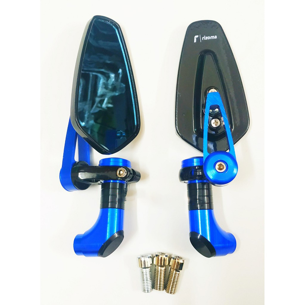 [ 1 ĐÔI ] Gương gù gắn chân kiểu mới 2021 mẫu rizoma chân cong cao cấp, bền đẹp hợp kim nhôm CN