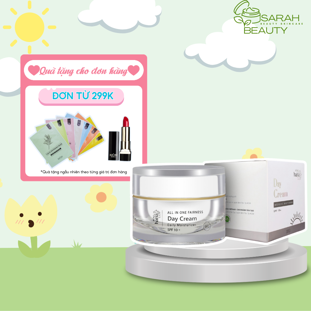 Kem dưỡng trắng da ban ngày riori day cream 30g