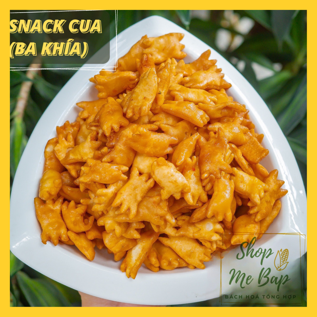 Bánh snack cua tẩm vị sốt mắm 250g - shop mẹ bắp