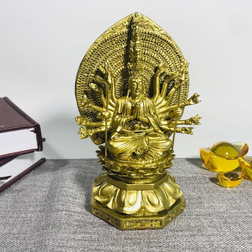 Tượng Ngài Thiên Thủ Thiên Nhãn Quan Thế Âm Bồ Tát cao 16cm-Nhiều  mẫu