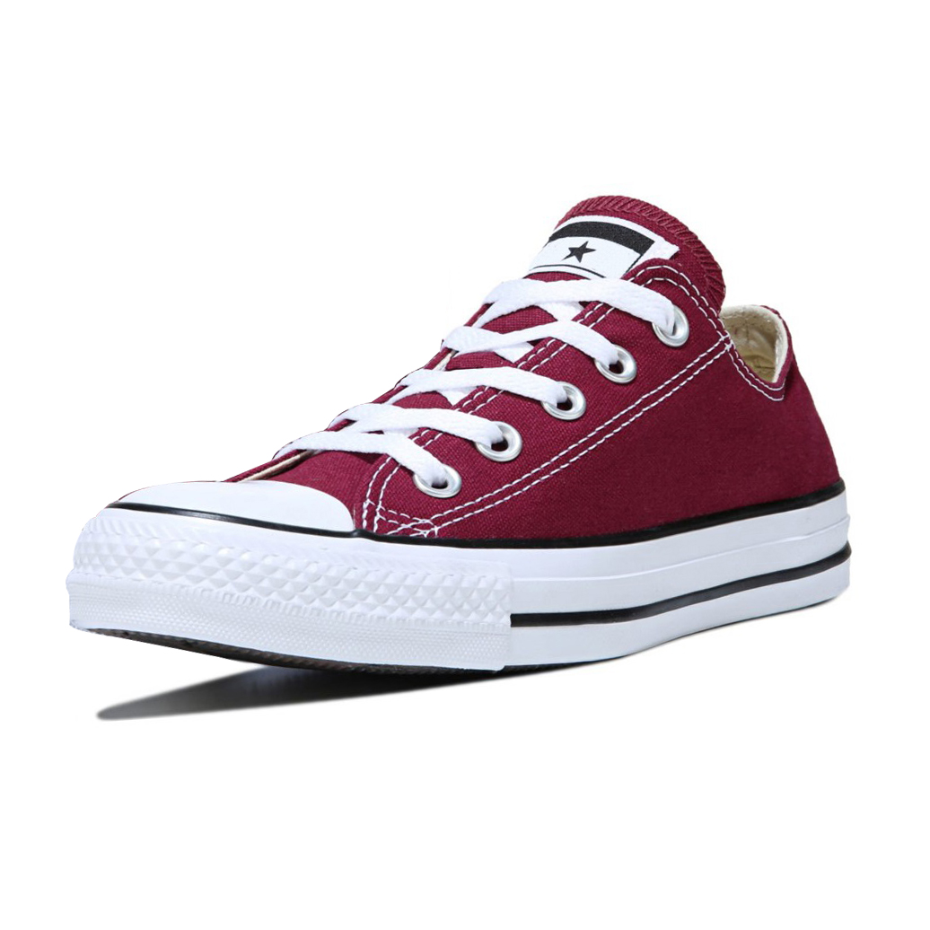 Giày sneaker cổ thấp cvs nam màu đỏ mận