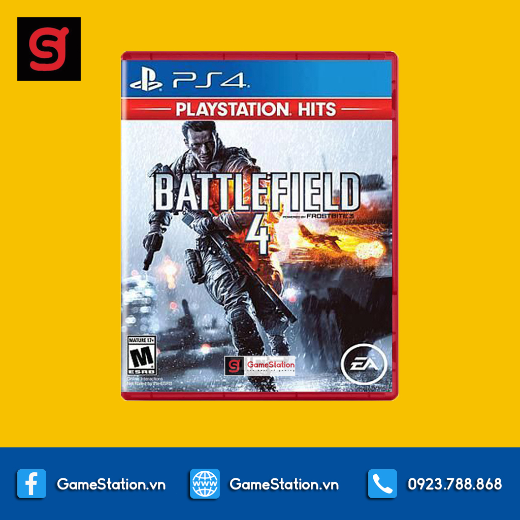 Đĩa Game PS4: Battlefield 4 - hệ US