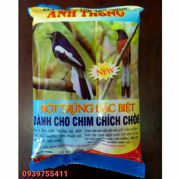 Cám trứng cho chim chích chèo anh thông cám trứng cho chích chèo than 150G