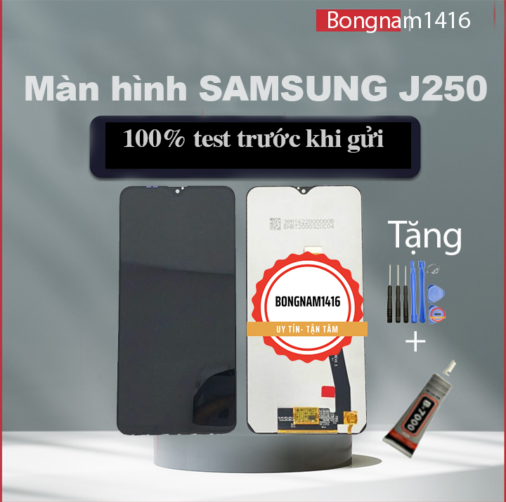Màn hình samsung j250 tặng kèm bộ sửa 8 trong 1 và keo dán Màn