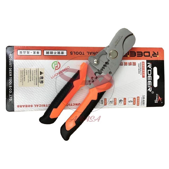 Kìm cắt dây đa năng cao cấp 3 trong 1 r'deer 120-6281 7inch/175mm