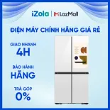 [GIAO TẠI HCM] RF65DB990012SV - Tủ lạnh Samsung Inverter 636 lít Multi Door Bespoke RF65DB990012SV - 3 dàn lạnh độc lập Triple Cooling, Ngăn FlexZone linh hoạt chuyển đổi 5 chế độ lưu trữ, AI Vision Inside​ - quản lý thực phẩm thông minh