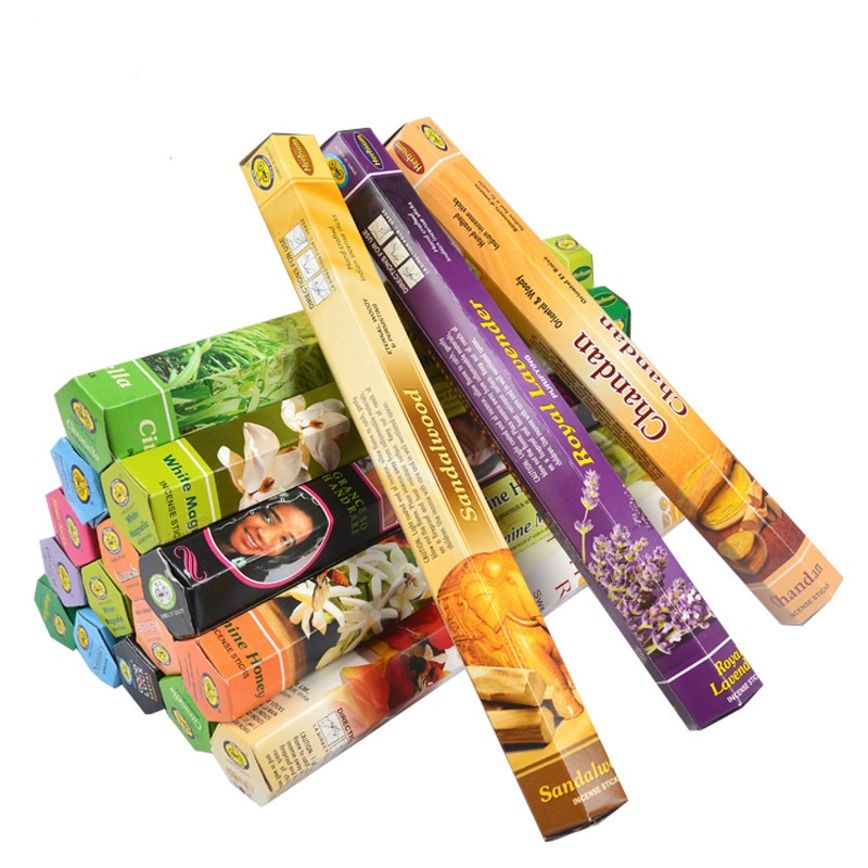 Incense sticks/ Nhang Thơm Ấn Độ nhiều mùi/ Nhang Thơm - Hàng Nhập khẩu