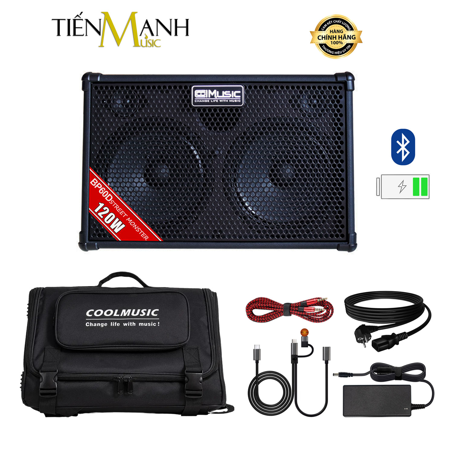 [Chính Hãng, Ver 2] Amply Guitar Acoustic Coolmusic BP60D 120W - Loa Ampli Cool Music Amplifier BP60