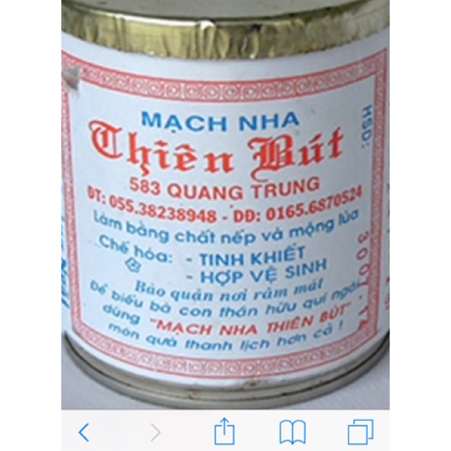 5 hộp kẹo mạch nha Quãng Ngãi