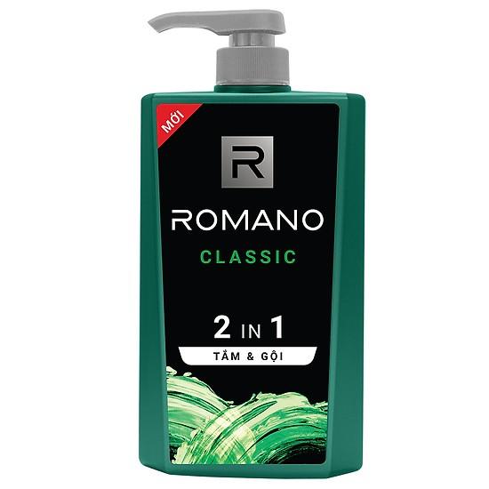 [HCM]Dầu tắm gội Romano Classic 650