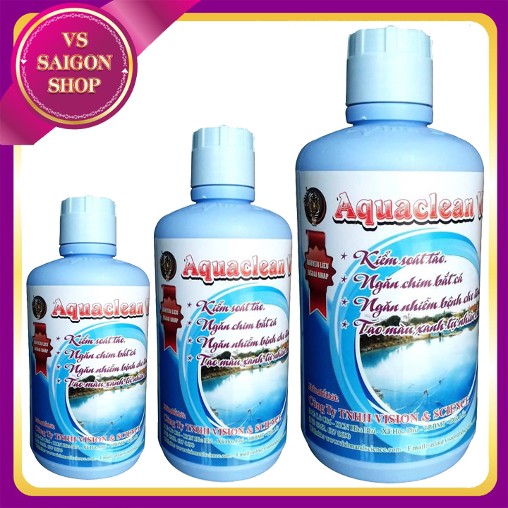 Aquaclean: xử lý tảo làm trong nước ao hồ nuôi tôm cá