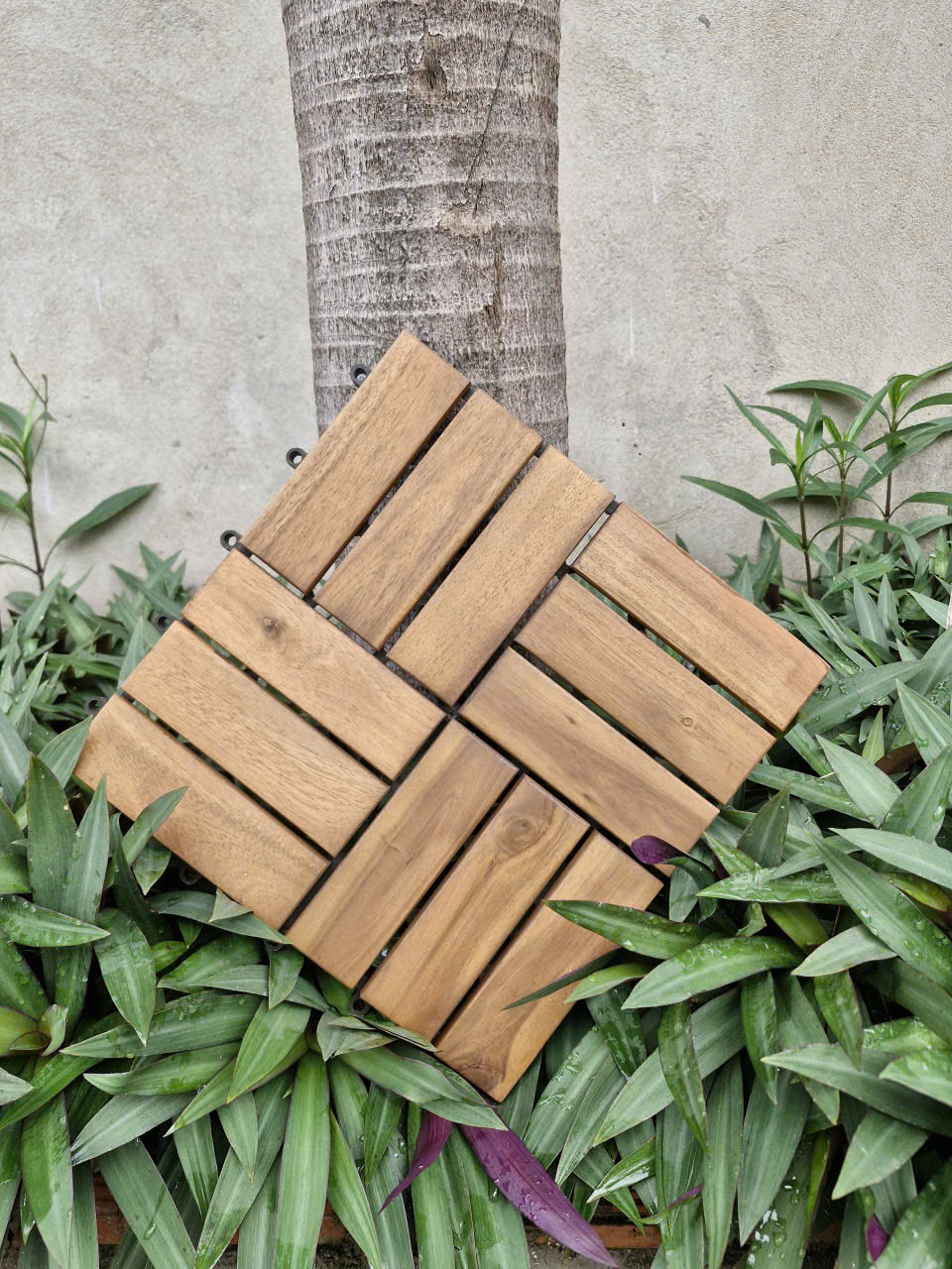 Vĩ gỗ nhựa ván sàn 12 nan