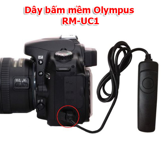 Dây bấm mềm máy ảnh olympus - rm-uc1