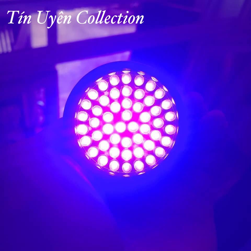 Đèn UV Led 51 Bóng chiếu tia cực tím soi bảo an, huỳnh quang, bóng chìm tặng kèm Pin