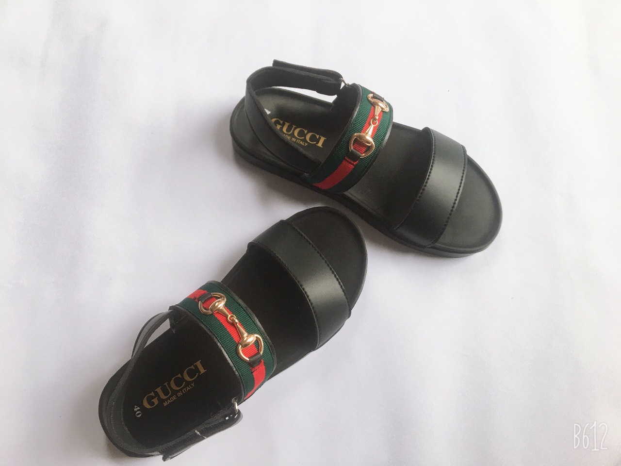 Dép quai hậu sandal nam quai trên khóa ngang điểm nhấn
