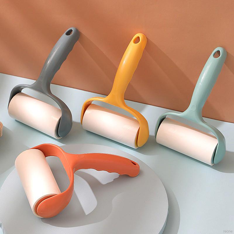 [100 Lớp] Cây lăn bụi quần áo, chăn màn, lông chó mèo 16cm - 10cm, sử dụng lõi giấy dạng con lăn bụi, dùng để lăn dính
