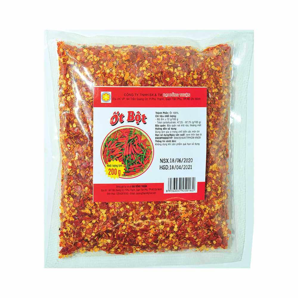 Ớt bột đỏ đại đồng thuận 200g