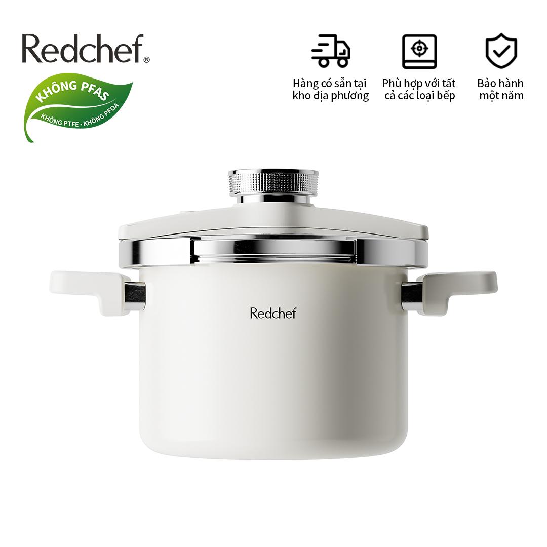 Redchef Dung Tích 6L Nồi Áp Suất Thép Không Gỉ 304 Chống Cháy Nổ Dày Không Chứa PFAS PTFE Và PFOA Thích Hợp Cho Tất Cả Bếp