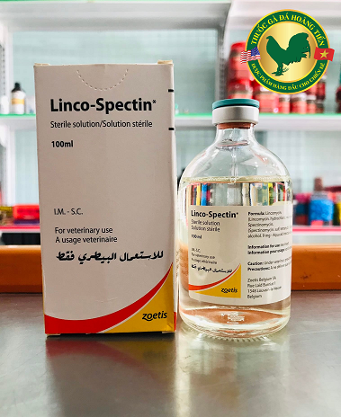 Linco-Spectin chai 100ml (Mỹ) - hô hấp khò khè, sổ mũi và các bệnh trên gà