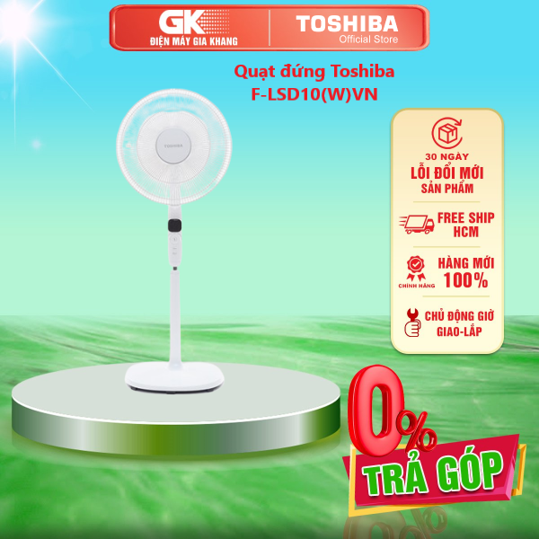 Quạt đứng Toshiba F-LSD10(W)VN - GIAO TOÀN QUỐC - FREESHIP HCM