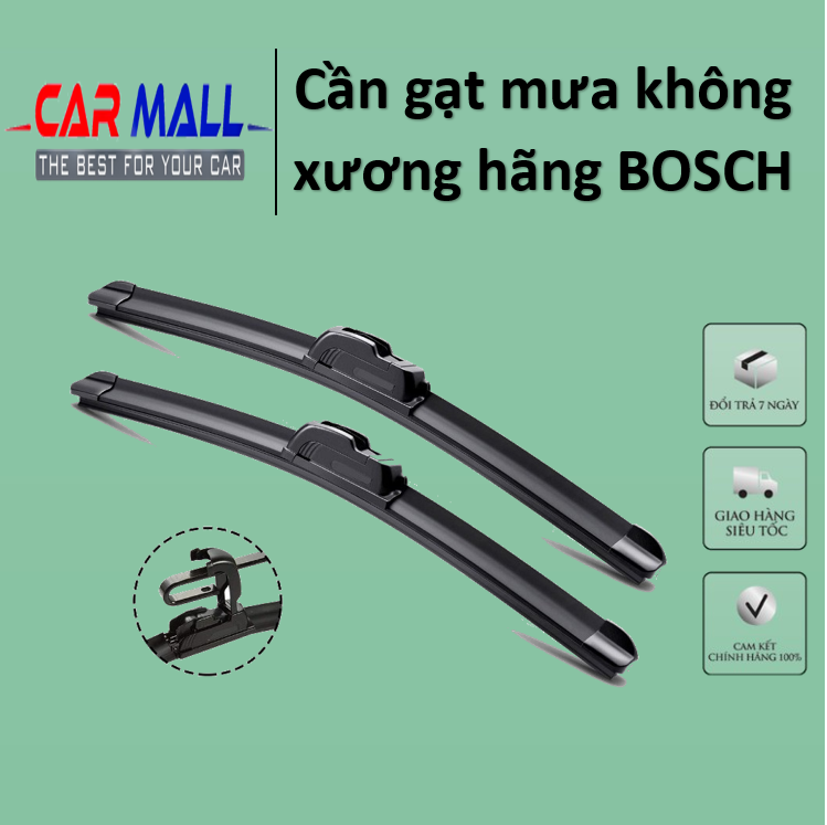 Gạt mưa ô tô, Gạt mưa silicon, lưỡi gạt mưa ô tô, cần gạt mưa ô tô, gạt mưa BOSCH size 14-26 dành cho các dòng xe HONDA, MAZDA, FORD, KIA, HYUNDAI, TOYOTA, CHEVROLET, MITSUBISHI