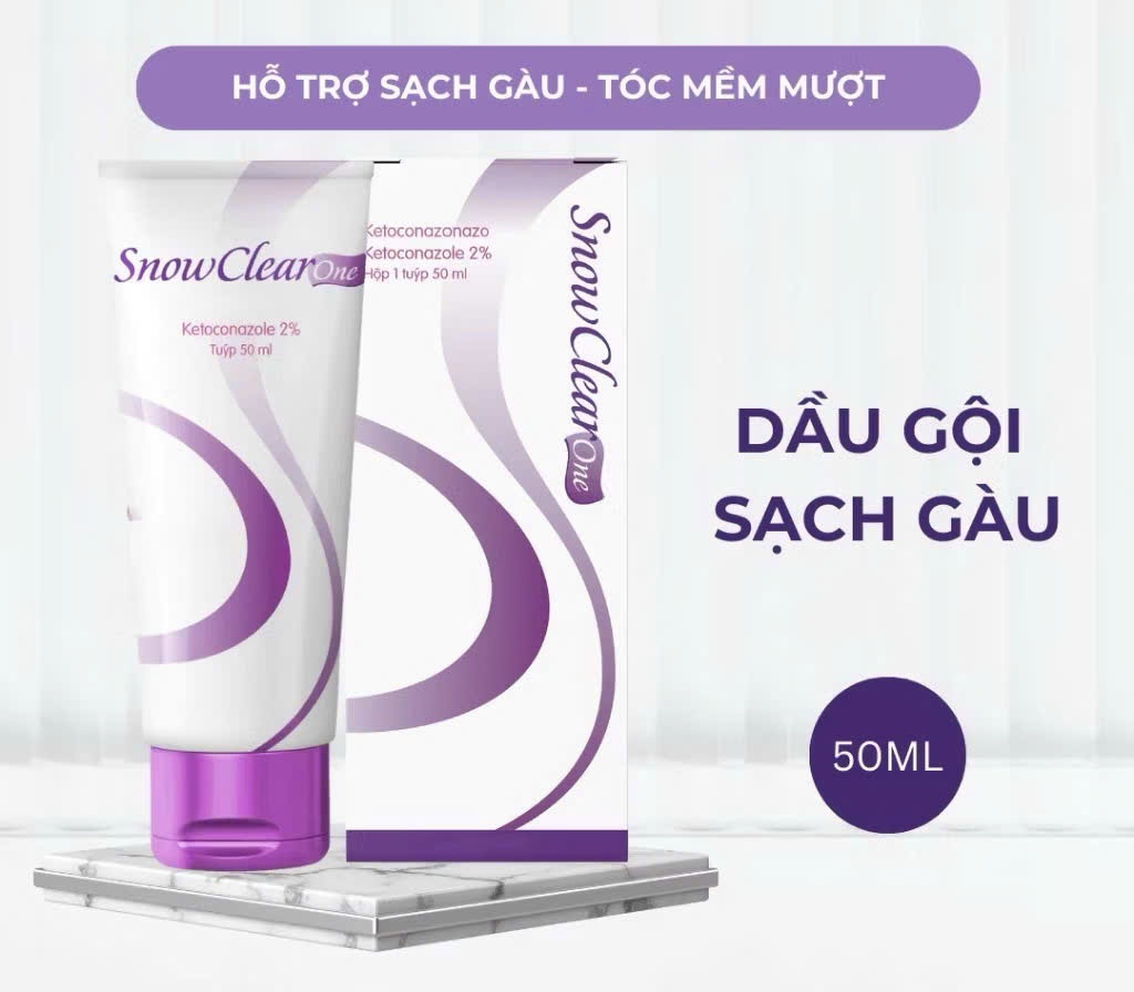  Dầu Gội Snow Clear One Hỗ Trợ Làm Sạch Da Đầu Sạch Gàu Không Ngứa Giảm Tiết Bã Nhờn - 50ml 