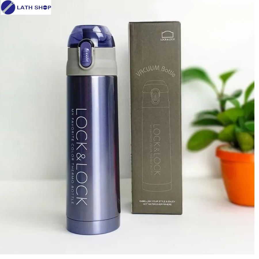 Bình giữ nhiệt lock&lock vacuum bottle 500ml - lhc6800 fu màu xanh ngọc