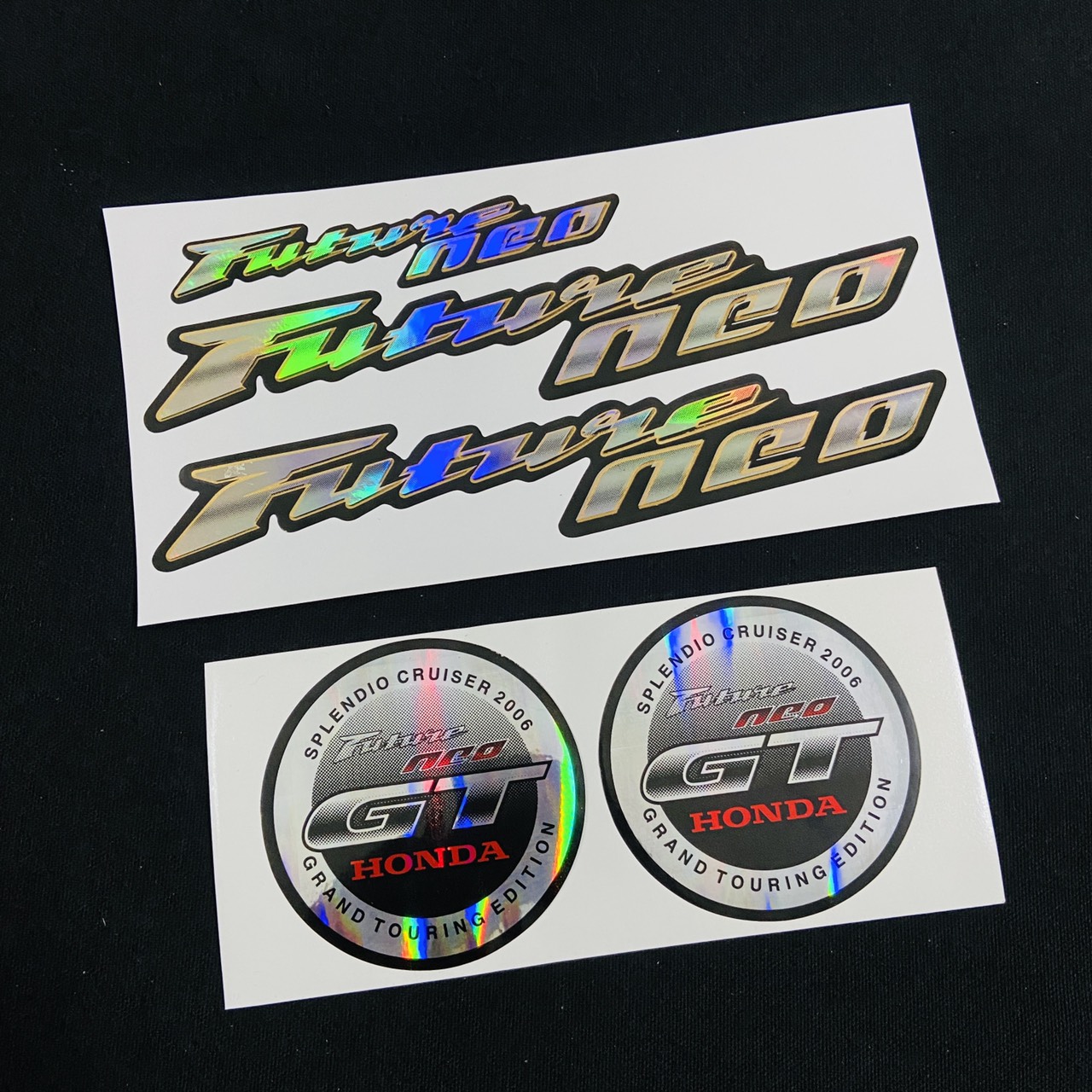 Tem trang trí xe máy, tem crom bóng dán xe FUTURE NEO, keo dán tốt, ít bong tróc trang trí xe che vết xước