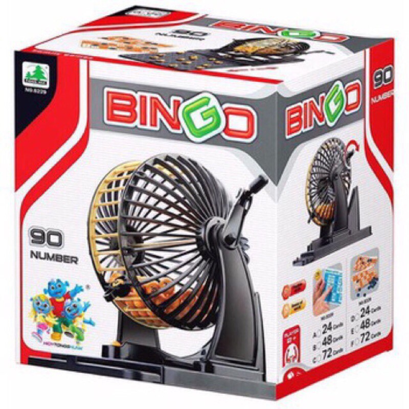 Bộ đồ chơi lồng quay bingo lôtô 90 số cực vui nhộn