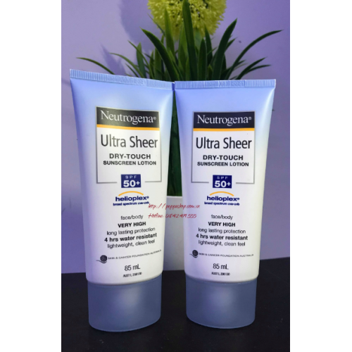 Neutrogena Ultra Sheer Face & Body Spf 50 Kem Chống Nắng 85ml
