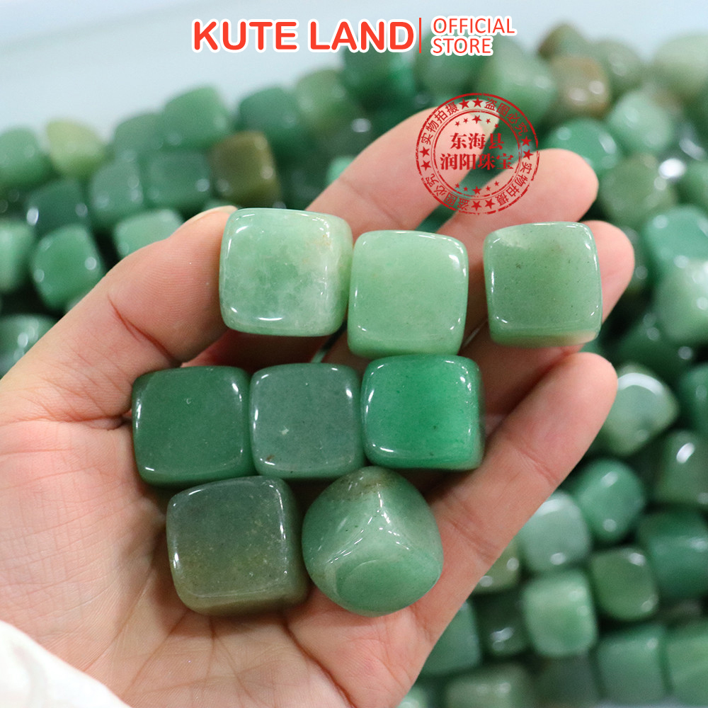 Đá Thanh Tẩy Viên Vuông Loại To Green Aventurine