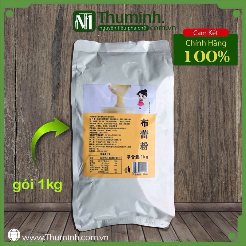 Bột kem trứng brulee gói 1kg
