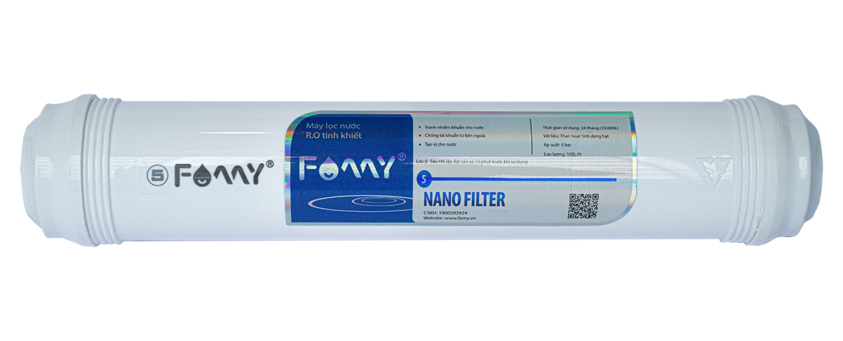 Lõi lọc nước FAMY số 5 Nano Filter công nghệ nano bạc