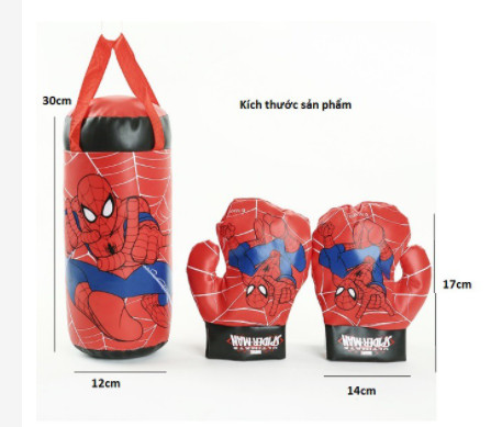 Đồ chơi đấm bốc SIÊU NHÂN trẻ em - BOXING cho bé rèn luyện giảm stress