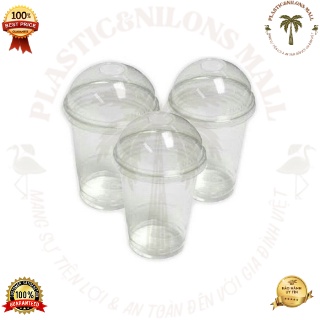 Lốc 50ly, ly cà phê nắp cầu mang đi 360ml-500ml (ly kèm nắp) hàng công ty UY KỆT