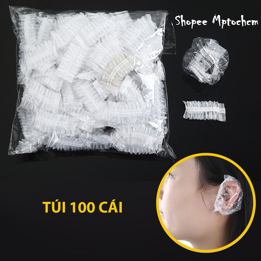 Bao trùm vành tai Nilon để nhuộm tóc