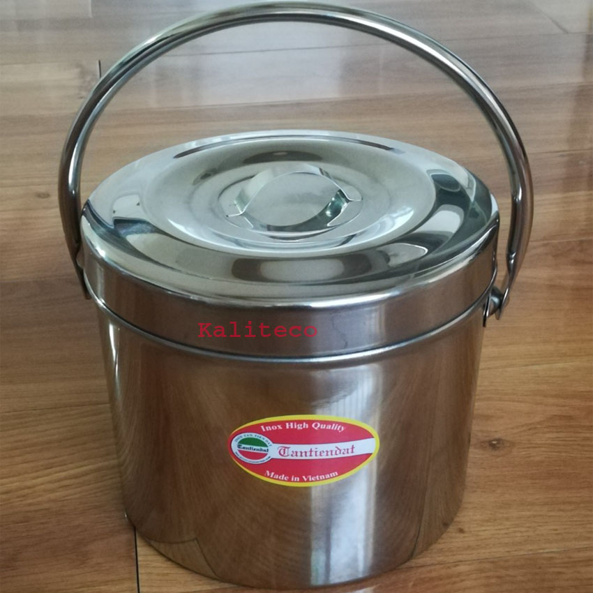 [HCM]Camen Đựng Cơm Inox 12cm (1,4 lít) Tantiendat-Kaliteco