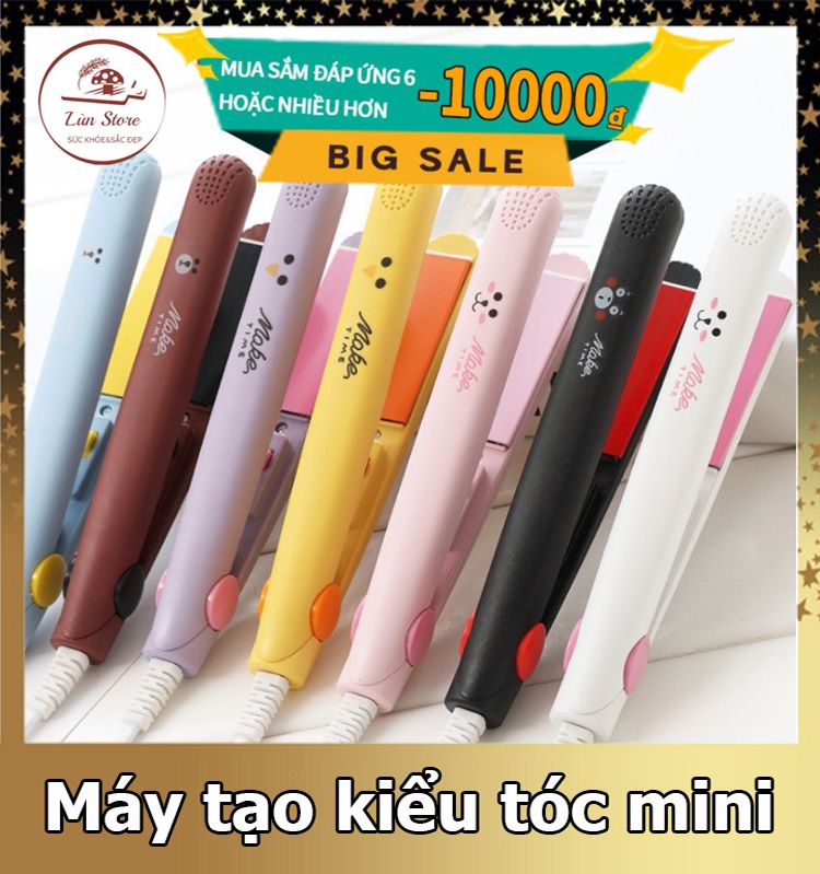 Máy ép duỗi tóc, là tóc, kẹp tóc, uốn xoăn tóc hàn quốc cao cấp, máy tạo kiểu tóc mini cầm tay tiện lợi máy chăm sóc tóc tạo kiểu tóc dễ sử dụng, máy uốn tóc, duỗi tóc mini đa năng, máy làm tóc mini, máy là tóc nhỏ gọn