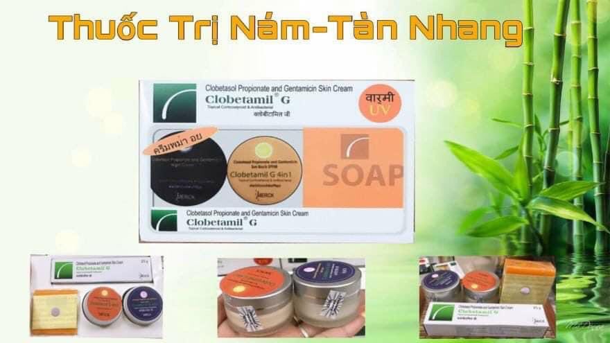 Kem Trị Nám Hộp Cao Cấp Clobetamil G - Thái Lan