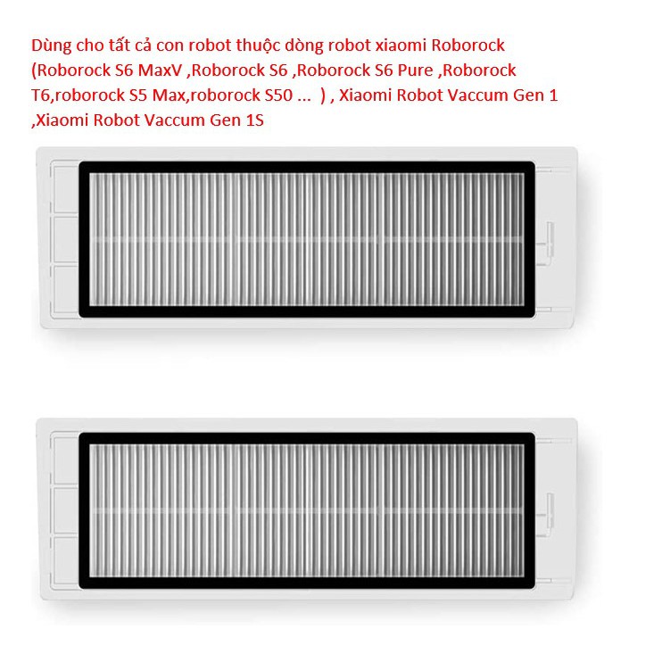 Tấm lọc bụi HEPA cho dòng robot xiaomi Roborock(roborock S6