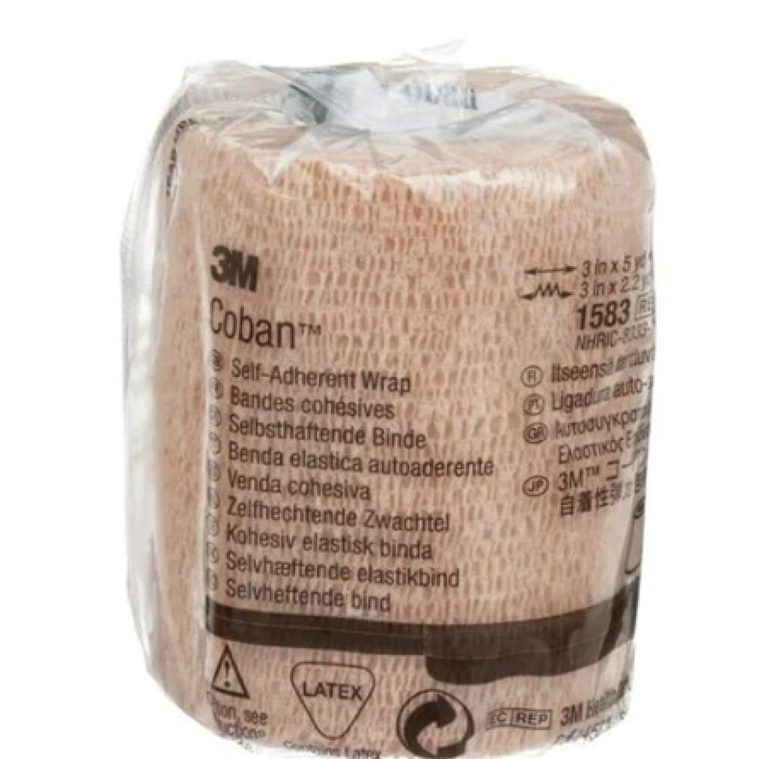 ✅ 3m coban 1583 , 1582 - băng thun tự dính coban 1583, cố định băng gạc, băng ép vết thương, vết bỏng