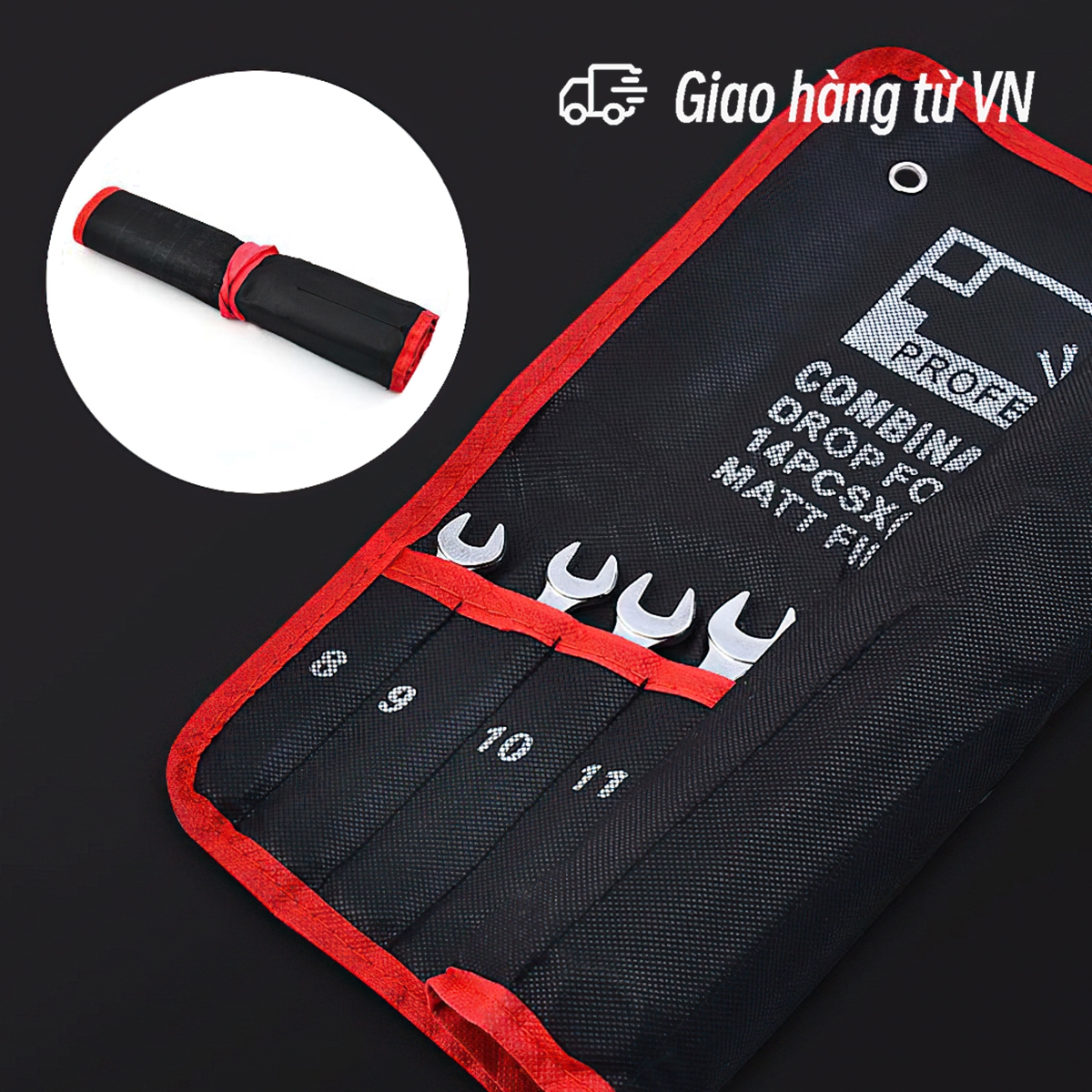 Bộ cờ lê 8-24 yeii 14 chi tiết khóa vòng miệng