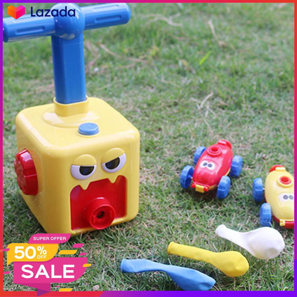 [Combo] Đồ Chơi Xe Hơi Bóng Bay Vs Trạm Bơm Bóng Bay Cute - Đồ Chơi, Món Quà Số Một Cho Bé