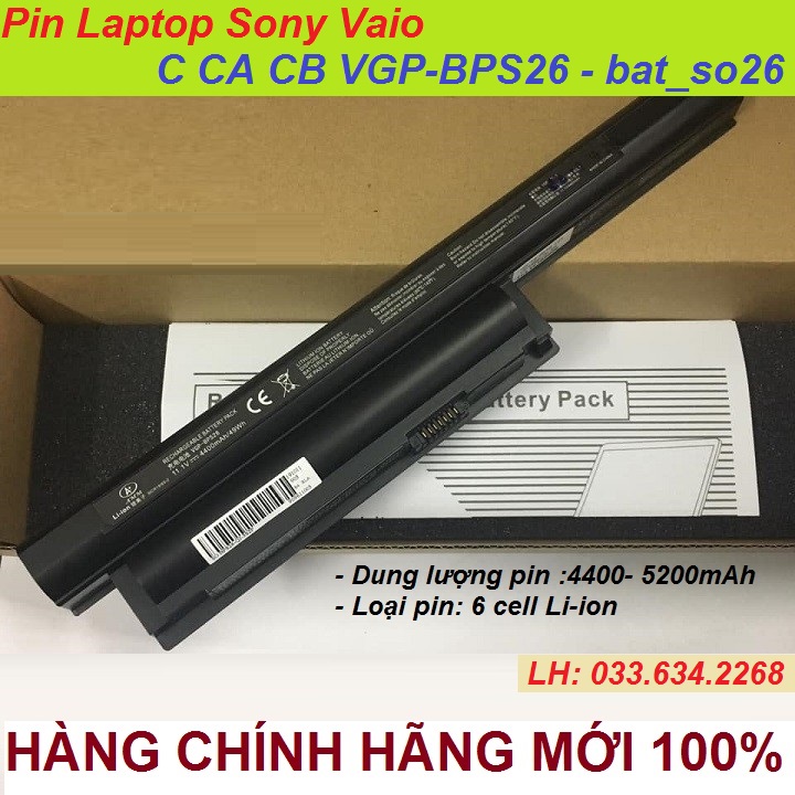 Pin Laptop Sony Vaio VGP- BPS26 - Pin Laptop VGP- BPS26