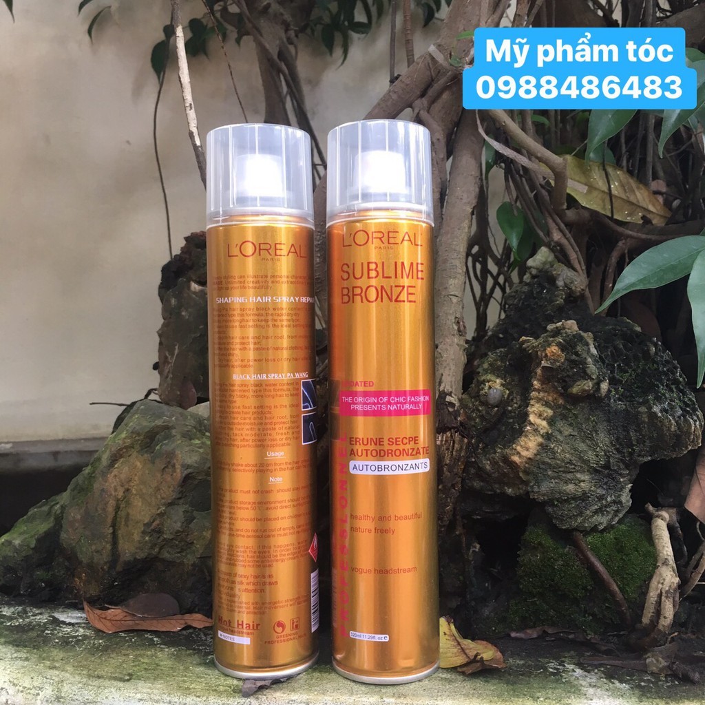 Gôm Xịt Tóc Loreal Sublime Bronze 320ml