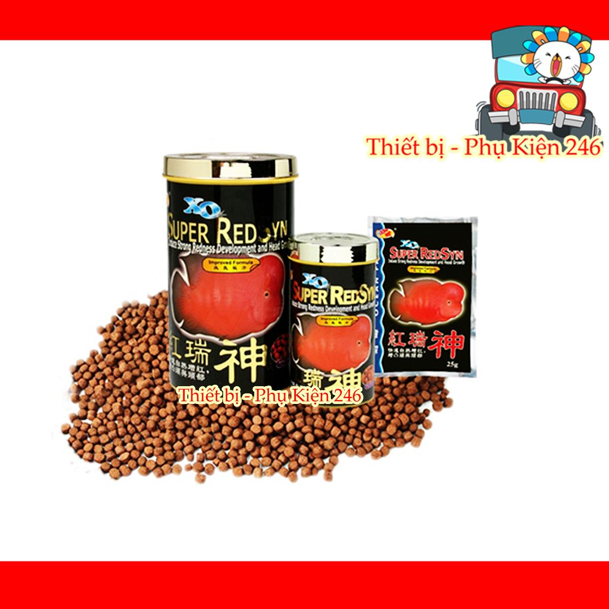 Thức ăn cá la hán chuyên dụng xo su per redsyn xo đen 120g