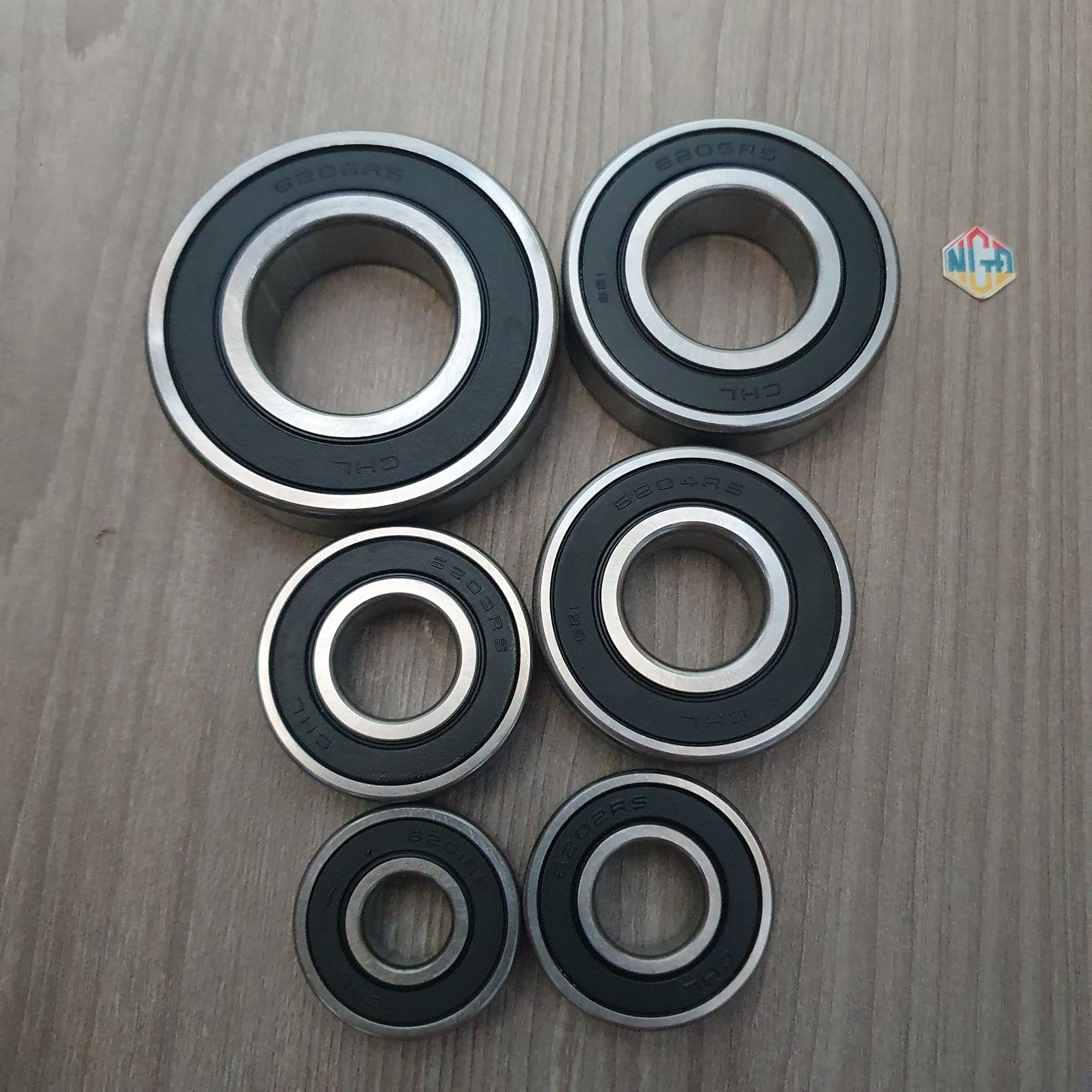 Bạc đạn (vòng bi) CHL 6201-02-03-04-05-06.Hàng mới.